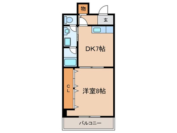 ｍｏｃｏ－06の物件間取画像